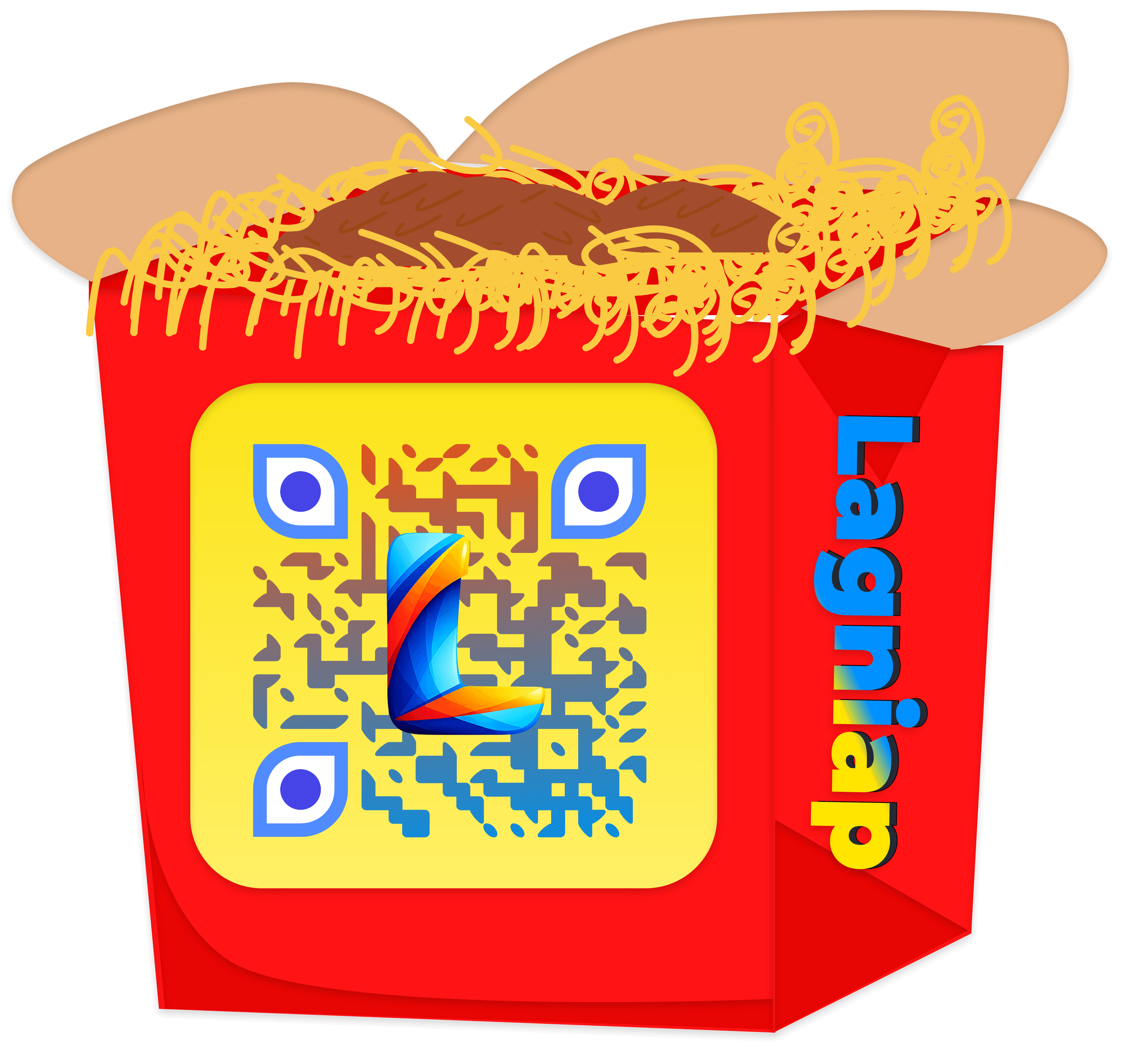 Boîte LAGNIAP avec QR code